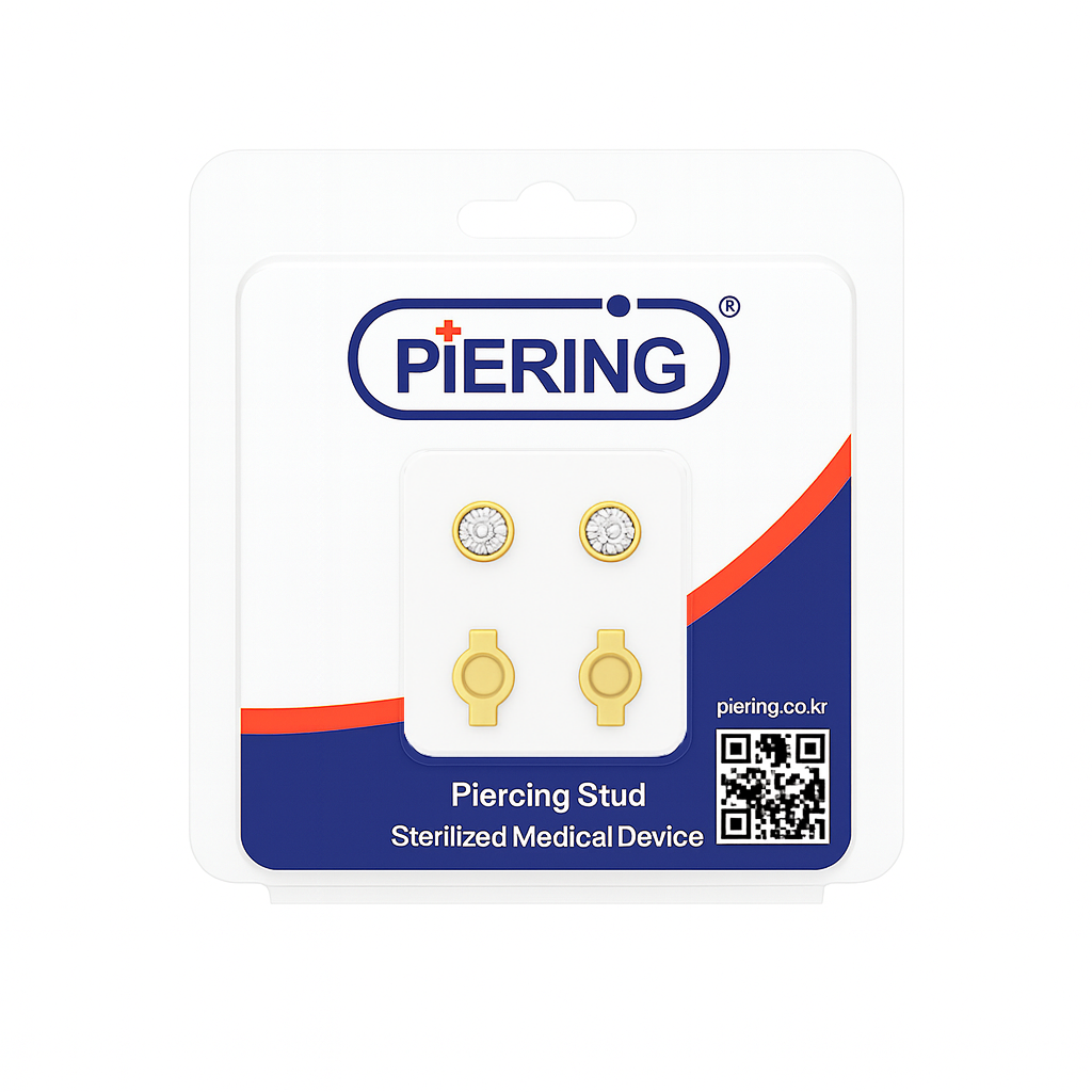 GCS - 3mm  Bezel Set Gold - 6 pack