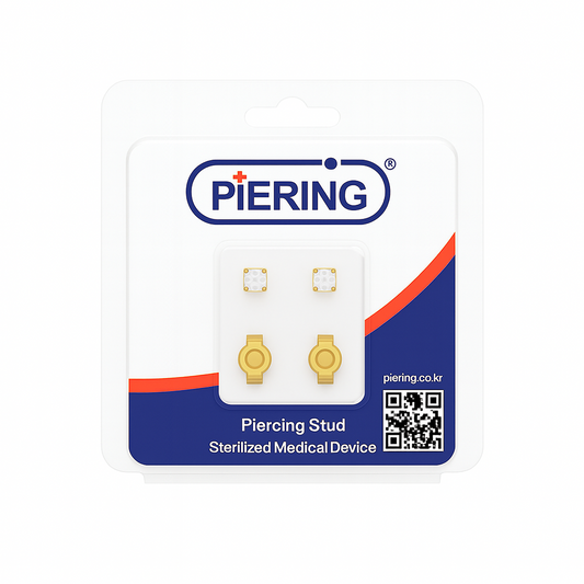 GCLP - 5mm Diamond Set Gold - 6 pack