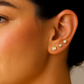 GCS - 3mm  Bezel Set Gold - 6 pack