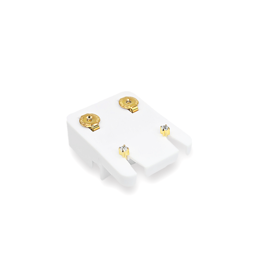 GCSP - 3mm Diamond Set Gold - 6 pack